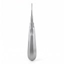 Elevador dental y palanca con punta recta de 3 mm de acero inoxidable, plateado, herramienta dental quirúrgica para la extracción de dientes en odontología 1