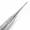Elevador dentário e alavanca com ponta reta de 3 mm em aço inoxidável, prateado, instrumento cirúrgico dentário para extração de dentes na odontologia 2