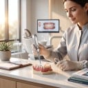 Elevator dentar – pârghie de extracție, vârf curbat de 5 mm, oțel inoxidabil, culoare argintie, instrument chirurgical stomatologic pentru extracția dinților 5