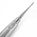 Elevator dentar și levier cu vârf drept de 3 mm din oțel inoxidabil, argintiu, instrument chirurgical dentar pentru extracția dinților în stomatologie 2