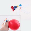 Elicopter cu balon pentru copii Jucărie zburătoare cu elice propulsată de un balon umflat Set cu două baloane Plastic și cauciuc Diametru 28 cm 6
