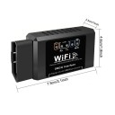 ELM327 WiFi OBD2 kodläsare V1.5 7,9x4,6x2,5 cm Diagnostiskt verktyg för bil Felavläsare för Android, iOS och PC 2