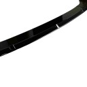 Első lökhárító spoiler lip splitter 3 részes ABS+PC UV lakkozott fényes fekete VW Golf 7 és 7.5 GTI GTD GTE R R-Line 2013–2020 3