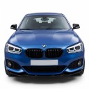 Első spoiler háromrészes lip és diffúzor ABS műanyag fényes fekete BMW 1-es sorozat F20 F21 M-Pack Facelift 2015–2019 7