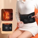 Elvärmebälte 105×15,5 cm med massagefunktion Uppvärmd massage av mage, rygg och lår Justerbar temperatur Vibration Trådlös drift 2