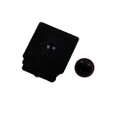 Emaille-Brosche chemisches Element Wtf ca. 2,3 x 3 cm metallisches Abzeichen schwarz-weiß minimalistisches Motiv Zubehör für Rucksack Kleidung 2