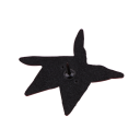 Emaille-Pin Abzeichen Stern Your Did It ca. 3,3 × 2,9 cm Metallbrosche gelb schwarz gezeichnetes Motiv Zubehör für Rucksack Kleidung 2