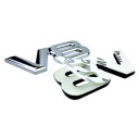 Emblema 3D V8 per auto per gli amanti dei motori potenti Marchio autoadesivo in lega metallica Scritta tridimensionale sulla carrozzeria 5
