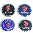 Emblema SAAB 68mm Adesivo Redondo Logo para Capô de Carros SAAB 9-3 9-5 93 95 9