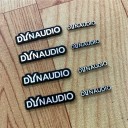 Emblemi 3D autoadesivi 4 pz Etichette in lega di alluminio con scritta argento e bordo nero Decorazione in rilievo per personalizzare l'auto 4