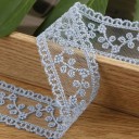 Embroidered Lace Ribbon 3.5 cm x 182 cm Decorative Lace Tape Polyester Embroidered Lace for Sewing Wedding Decorations Crafting and Adorning 11