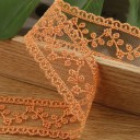 Embroidered Lace Ribbon 3.5 cm x 182 cm Decorative Lace Tape Polyester Embroidered Lace for Sewing Wedding Decorations Crafting and Adorning 12