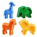 Emporte-pièces à piston animaux 4 pcs 3