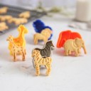 Emporte-pièces à piston animaux 4 pcs 6