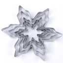 Emporte-pièces en forme de flocons - 5 pcs 5