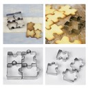 Emporte-pièces en forme de puzzle - 4 pcs 1