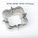 Emporte-pièces en inox de différentes formes - 4 pièces 2