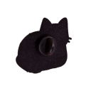 Enamelled Cat Pin Cartoon Design 3.3 × 3 cm Metal Brooch Black Brown Beige Badge for Backpack Clothing Lapel Accessory 2
