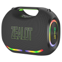 Enceinte Bluetooth Portable Zealot ZE21 Étanche TWS Subwoofer avec Éclairage RGB 250 W Puissance 48000 mAh 26,2 x 42,4 x 36,3 cm Noir 1