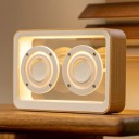 Enceinte Bluetooth sans fil Boîtier stéréo portable avec éclairage et contrôle tactile 16 x 10,5 x 3,5 cm Son HIFI 4