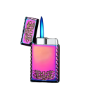 Encendedor de metal impermeable y a prueba de viento con patrón de águila. Encendedor para exteriores con una construcción resistente y un diseño estiloso. Ayudante para cualquier clima. 3