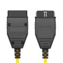 ENET ESYS diagnostický a kódovací kabel OBD2 na RJ45 ethernet pro BMW skrytá programovací linka stíněný žlutý 4