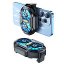 Enfriador de Móvil con Doble Ventilador 10s Enfriamiento Rápido Duración de Batería 600mAh Carga Dual Inalámbrica 2