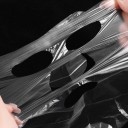 Engangs plastikmaske til absorberende ansigtsprodukter. Plastikmaske. Transparent ansigtsindpakning. Fordobler effekten af hudprodukter. 100 stk. 2