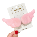 Engelsflügel Niedliche plüschige Haarspange Mädchen Haarspange Elegantes Accessoire Spangen Haarband Kopfbedeckung 2