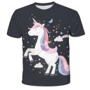 Enhörnings t-shirt för flickor B1469 7