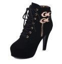 Enkellaarsjes met stilettohakken J1349 3