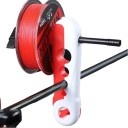 Enrouleur de fil portable 13 × 3,4 cm Moulinet de pêche compact Enroulement facile du fil Changement rapide de bobine Outil pratique pour la pêche 3