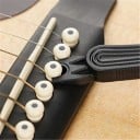 Enrouleur et coupe-cordes de guitare 3 en 1, extracteur de goupilles, outil universel de changement de cordes pour guitare acoustique 9