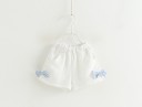 Ensemble à carreaux pour filles avec dentelle et nœuds J1265 1