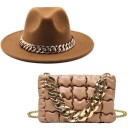 Ensemble chapeau et sac à main 10