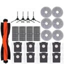 Ensemble d'accessoires pour aspirateur robot 23 pièces brosse principale serpillère filtres sacs et balais pour Dreame L10s Pro Ultra Heat et X30 1