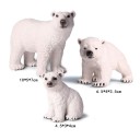 Ensemble d'animaux ours polaires 3 pcs 2