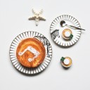 Ensemble d'assiettes avec des animaux 2 pcs 3