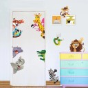 Ensemble d'autocollants muraux avec des animaux 4