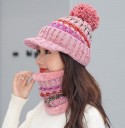 Ensemble d'hiver pour femmes avec bonnet et col 3