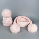 Ensemble d'hiver pour femmes avec bonnet et écharpe 11
