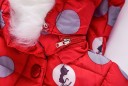 Ensemble d'hiver pour fille à pois - Veste et pantalon J2505 10