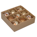Ensemble d'ornements en plastique 6 cm 9 pcs 2