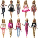 Ensemble d'outfits pour poupée 10 pcs 11