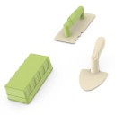 Ensemble d'outils pour enfants pour le bac à sable et l'eau, outils en plastique de taille compacte pour créer avec le sable et jouer à l'extérieur 1