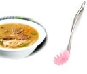Ensemble d'ustensiles de cuisine en silicone 7 pcs De la louche au fouet Poignées en acier inoxydable Pour la cuisine quotidienne Compatible 5