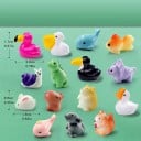Ensemble de 10 mini animaux Figurines en résine pour la décoration de jardin, d'aquarium ou de pots de fleurs Miniatures d'animaux 2
