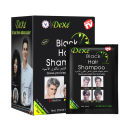 Ensemble de 10 pcs shampoing pour cheveux noirs 25 ml Coloration rapide des cheveux en 5 minutes Colorant végétal naturel Herbes noires Soin 1