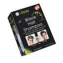 Ensemble de 10 pcs shampoing pour cheveux noirs 25 ml Coloration rapide des cheveux en 5 minutes Colorant végétal naturel Herbes noires Soin 2