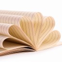 Ensemble de 10 petits cahiers fins et compacts 120 x 85 mm avec des pages lignées et des illustrations dessinées sur les couvertures avec un bord 5